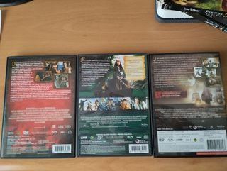 Trilogía Piratas del Caribe en DVD
