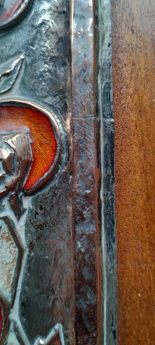 Placa esmalte al fuego atribuida a Modest Morató