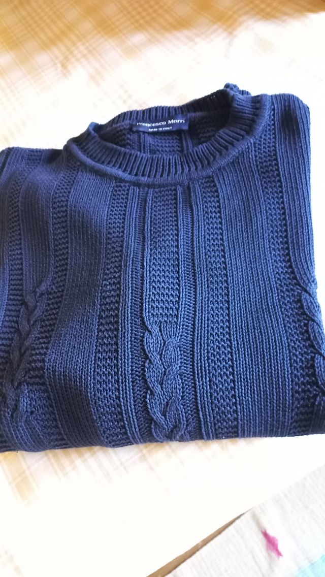 pullover uomo puro cotone