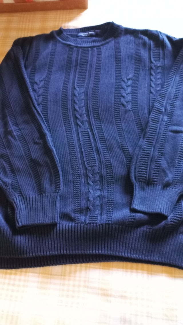 pullover uomo puro cotone