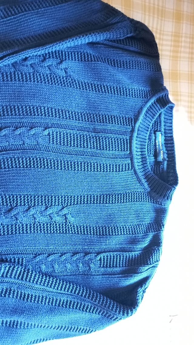 pullover uomo puro cotone