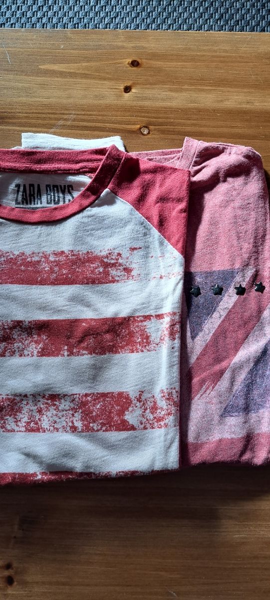 camisetas Zara niño manga larga talla 10