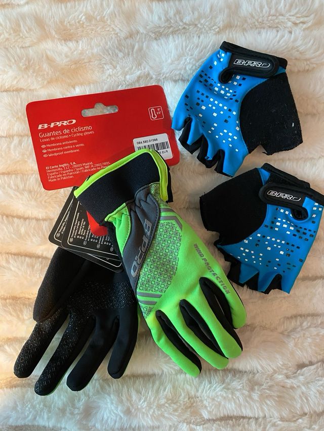 Guantes de bici B-PRO (12 años)