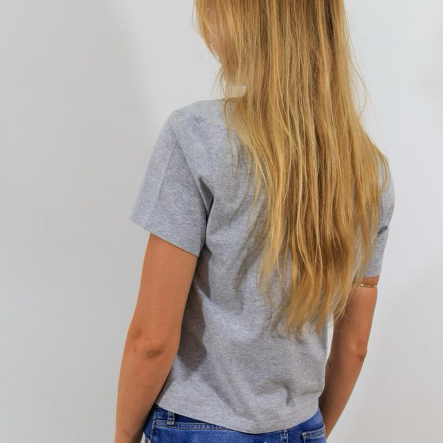 Top Corto Calvin Klein - Estampado Rayas Talla S