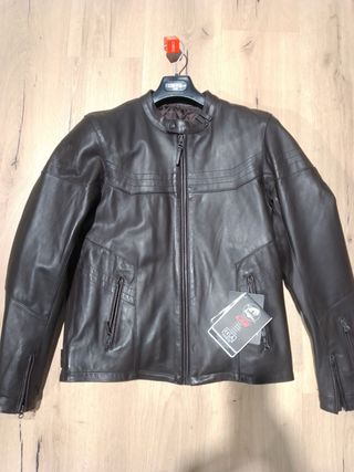 Giubbino Moto in Pelle