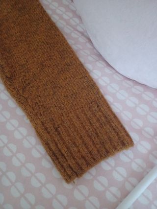 Chaquetas lana,color marron mostaza M