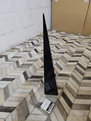 Escultura metraquilato espejo negro años 70