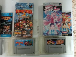 4 juegos Super famicom  