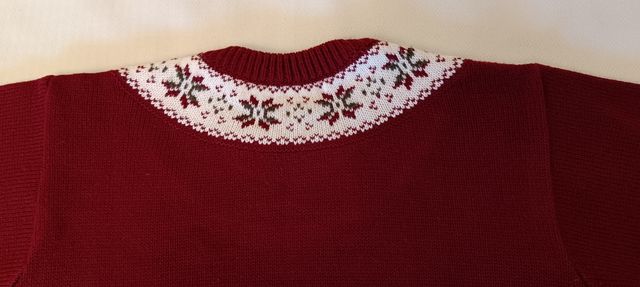 Bonito jersey granate para niñ@ T.8 años