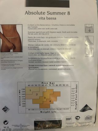 Pantys Filodoro finos de cintura baja 8denier