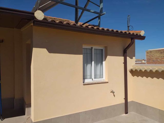 Instalaciones de canalones de aluminio