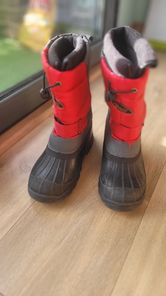 Botas de neve para crianças número 34