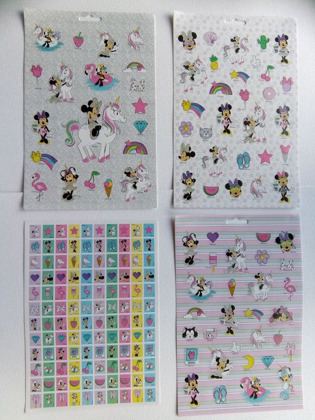 Adesivi Minnie unicorno