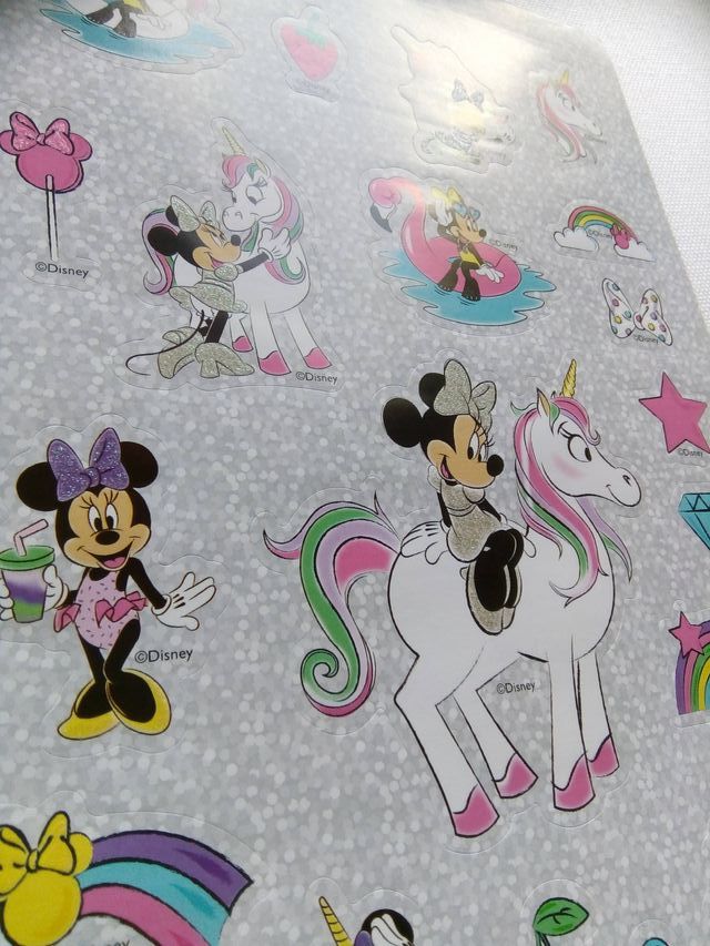 Adesivi Minnie unicorno