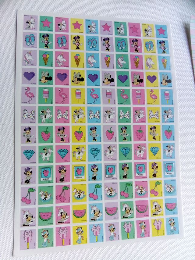 Adesivi Minnie unicorno