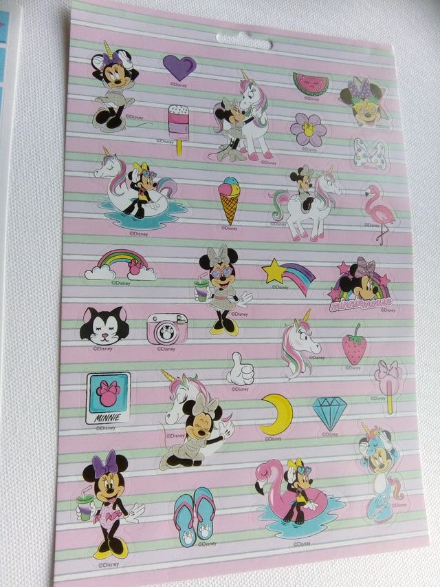 Adesivi Minnie unicorno