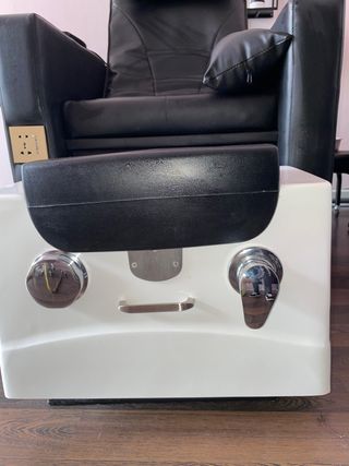 sillon de lava pie con masajeria