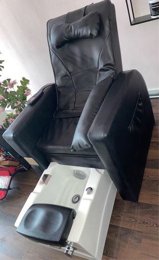 sillon de lava pie con masajeria