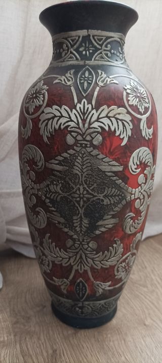 Jarrón decorativo Vintage (años 80's )⚱️Como nuevo