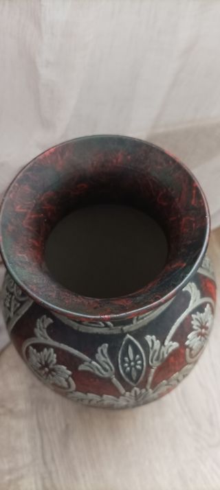 Jarrón decorativo Vintage (años 80's )⚱️Como nuevo