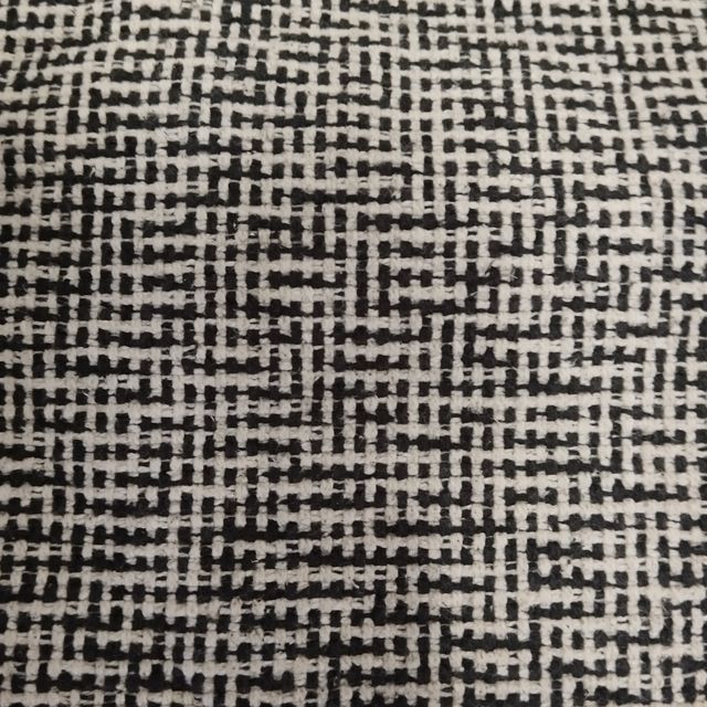 Alfombra, negro/natural, 80x150 cm