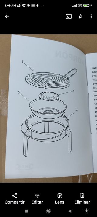 BARBACOA CARBON PORTATIL