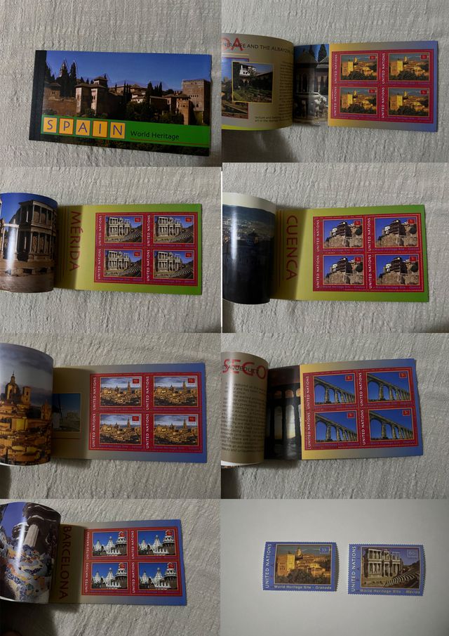 SELLOS NACIONES UNIDAS AÑO 2000 CARNETS