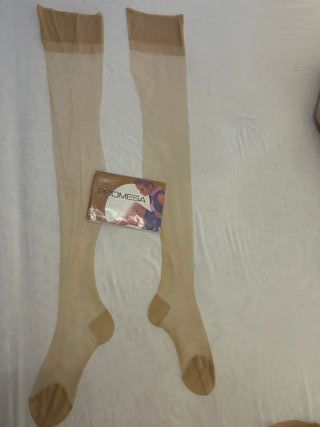 Lote 4 Medias para liguero híper Vintage