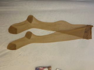 Lote 4 Medias para liguero híper Vintage