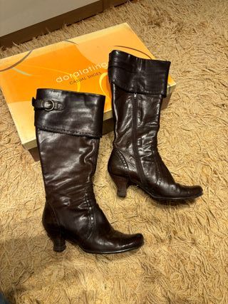 Botas de mujer altas Doralatina de piel T37