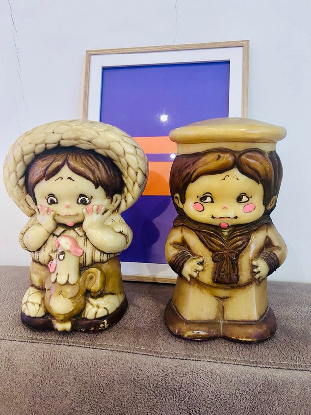 Pareja kitsch Jial 22cm vintage