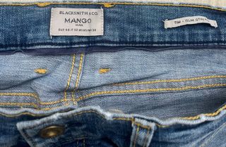 pantonles vaqueros hombre mango talla48