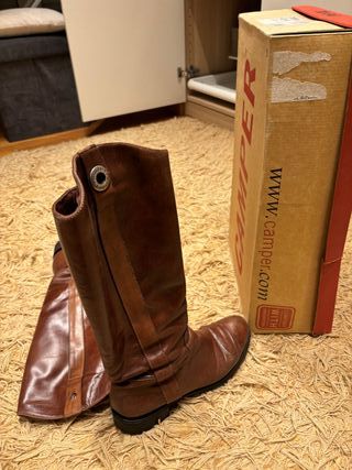 Botas Camper de mujer marrones de piel talla 37