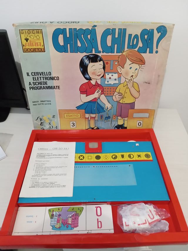 Chissà chi lo sa? Gioco da tavola vintage AFRA