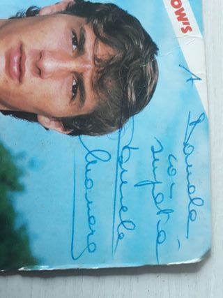 Autografo Daniele Massaro Fiorentina calcio