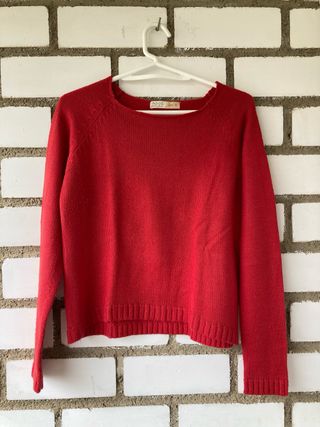 Jersey rojo de punto