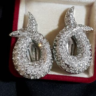 Pendientes vintage de pedrería bri