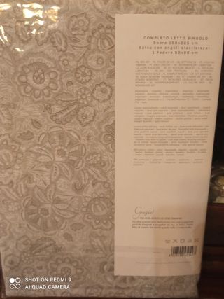 completo letto singolo