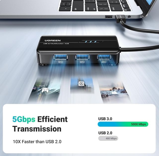 Hub USB 3.0 UGREEN