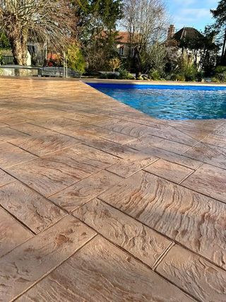 Suelo de hormigón impreso