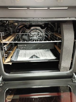 Horno 7 funciones estilo rústico Negro