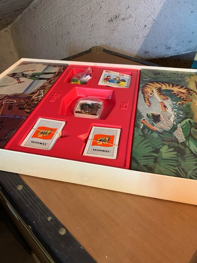 Gioco in scatola Sandokan anni 70