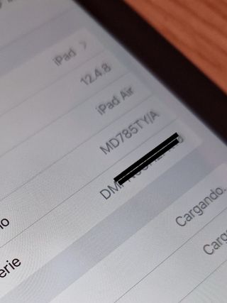 iPad Air modelo A1474 16 GB Space Grey