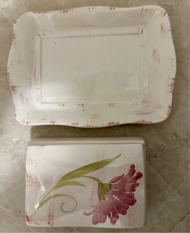 piatto burriera ceramica What's