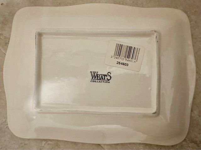 piatto burriera ceramica What's