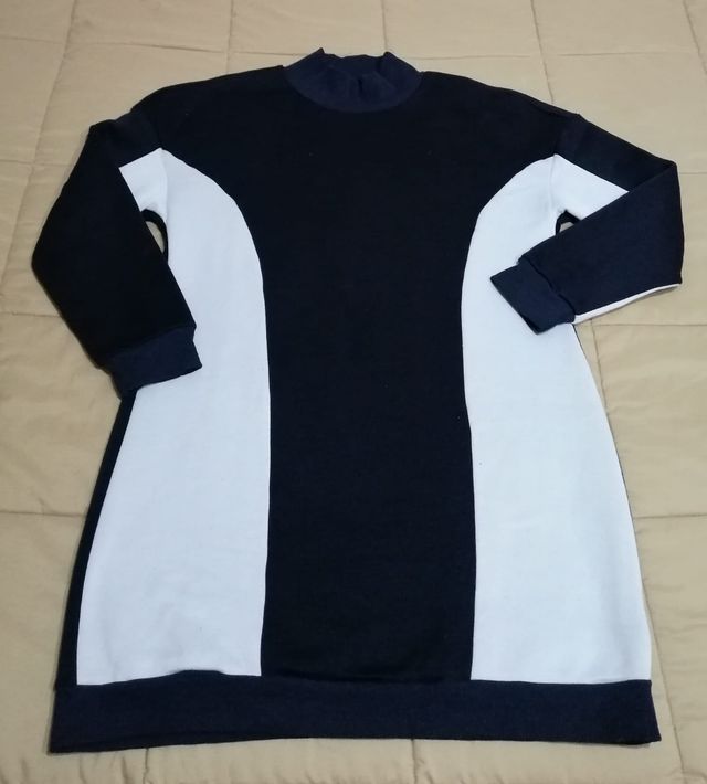 Abito in felpa bicolore Shein