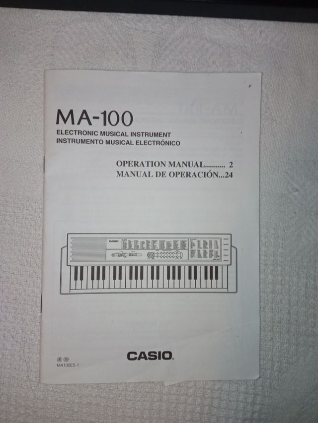 Teclado Piano Órgano Casio MA 100