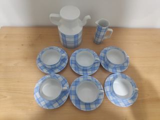 Juego de café cerámica O Castro