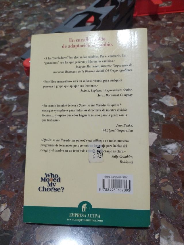 Quien se ha llevado mi queso libro