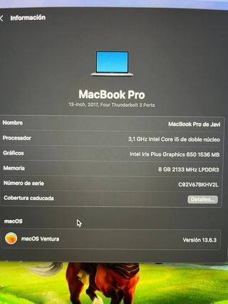 Macbook 13 pro